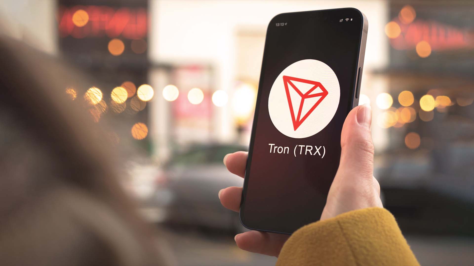 TRON TRX Feature Image on Phone